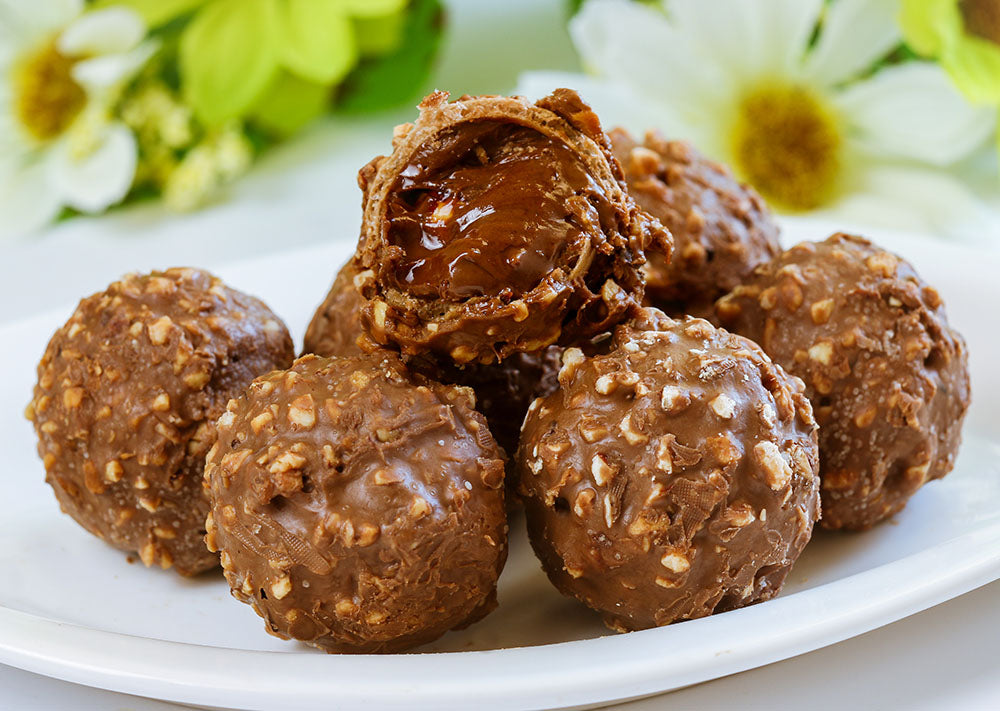 3 Ingredient Keto Hazelnut Truffles