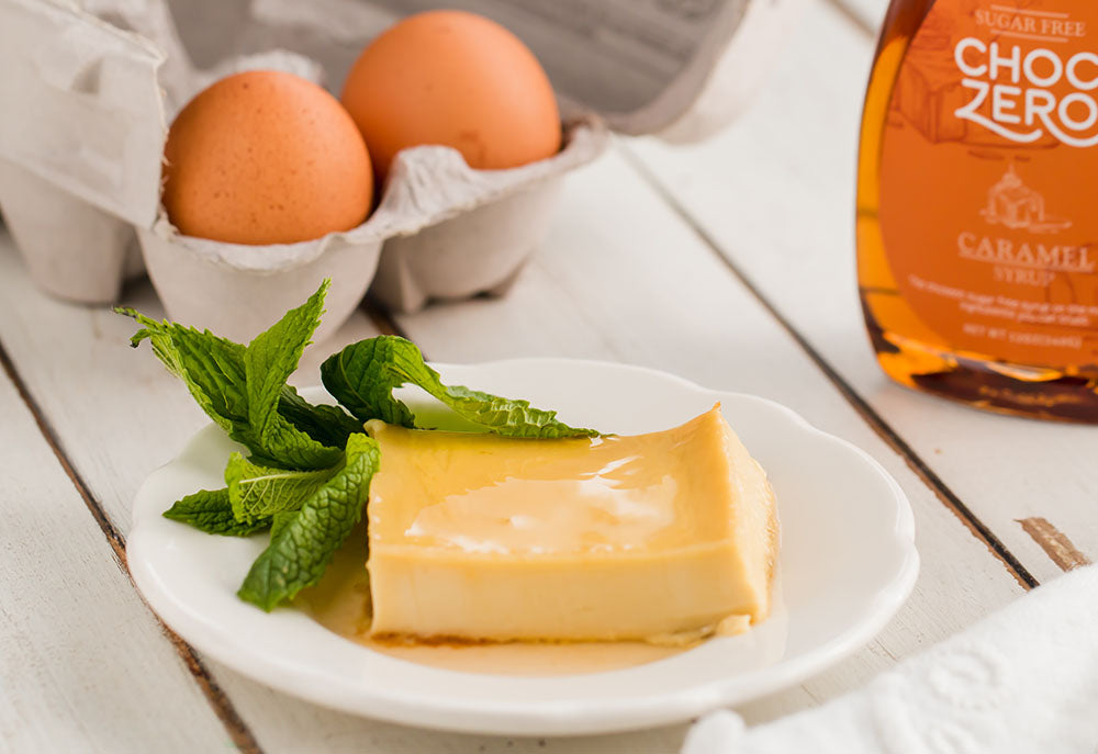 Easy Keto Custard Flan | Sugar Free Caramel Custard – ChocZero