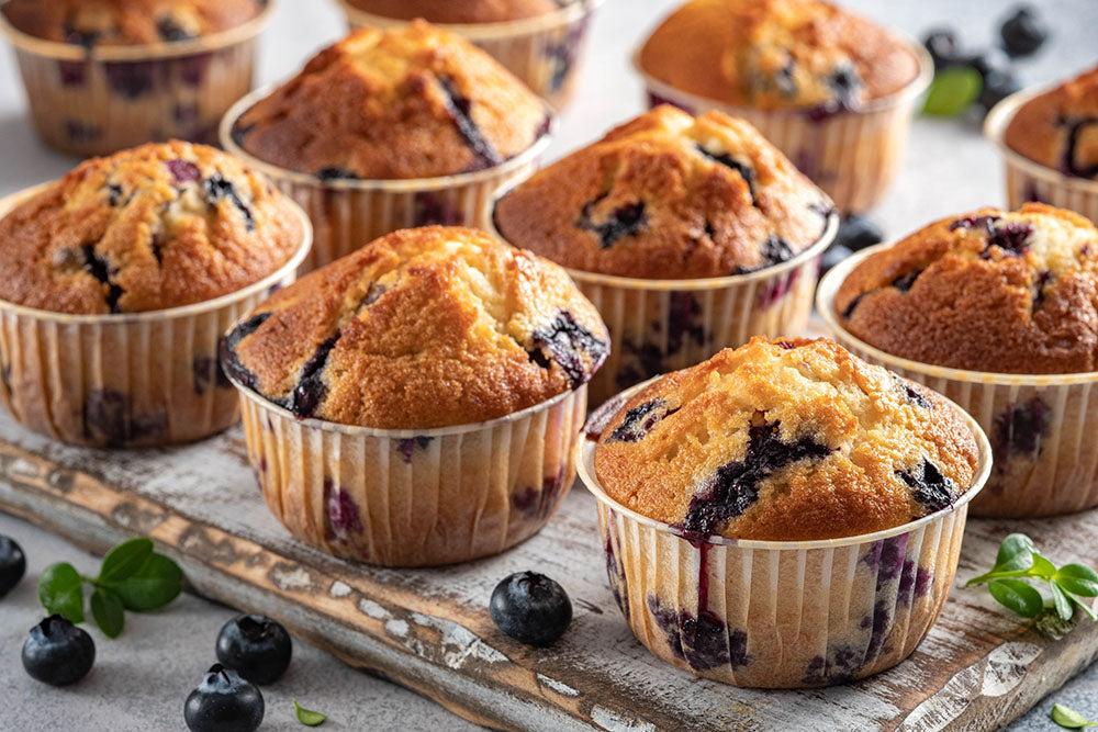Keto Blueberry Muffins Made with Almond Flour – ChocZero