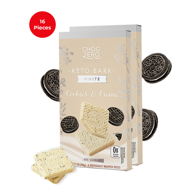 White Chocolate Cookies & Creme Keto Bark