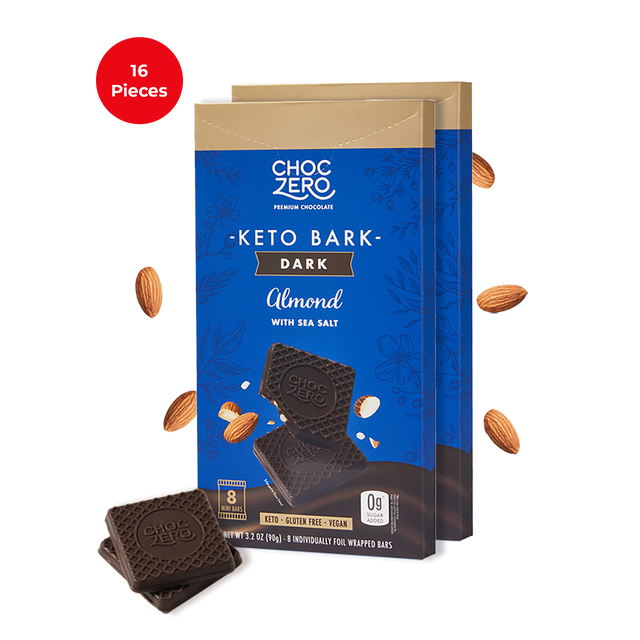 Dark Chocolate Almond Keto Bark