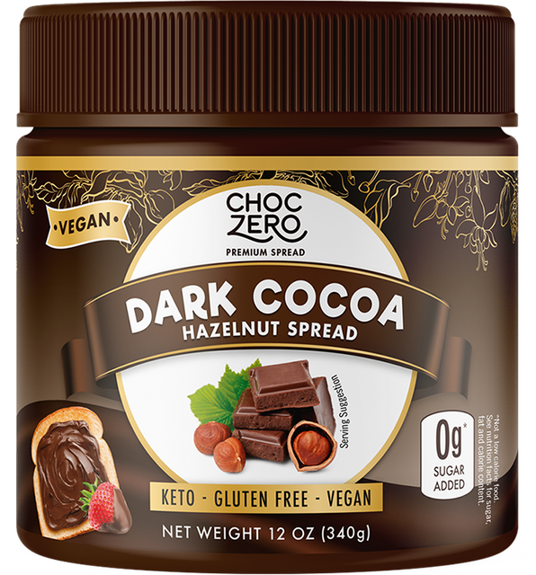 Dark Chocolate Vegan Keto Hazelnut Spread