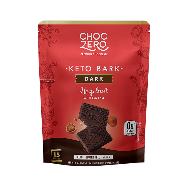 Dark Chocolate Hazelnut Keto Bark Bag