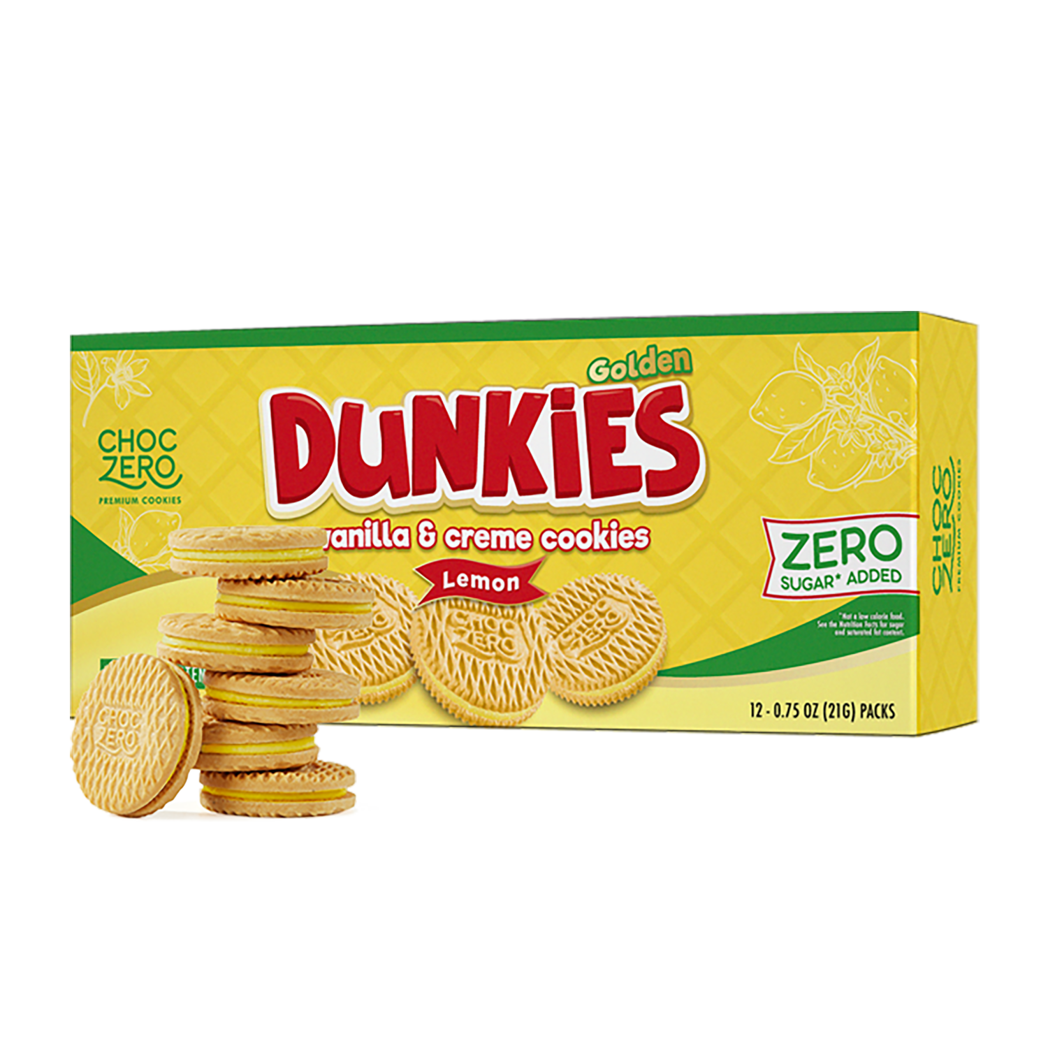 Lemon Golden Sandwich Cookies - Gluten Free Dunkies – ChocZero