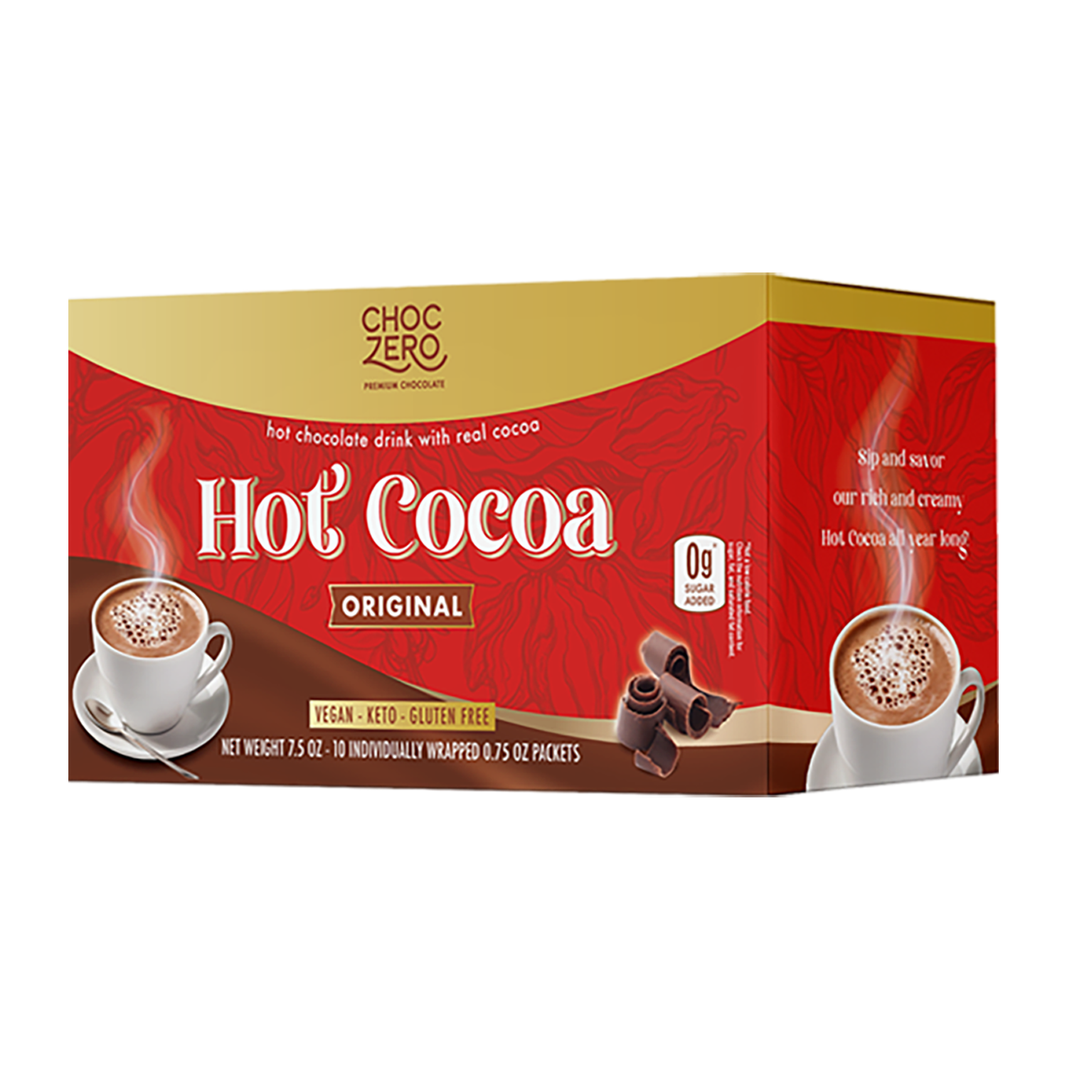 Vegan Hot Cocoa Instant Mix - Sugar Free, Keto Friendly – ChocZero