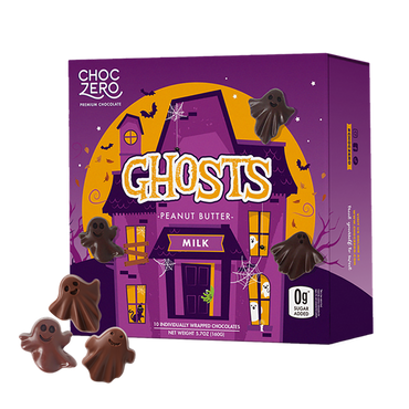 Milk Chocolate Halloween Peanut Butter Ghosts