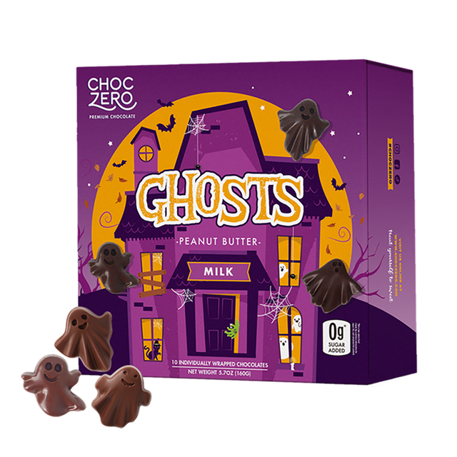 Milk Chocolate Halloween Peanut Butter Ghosts