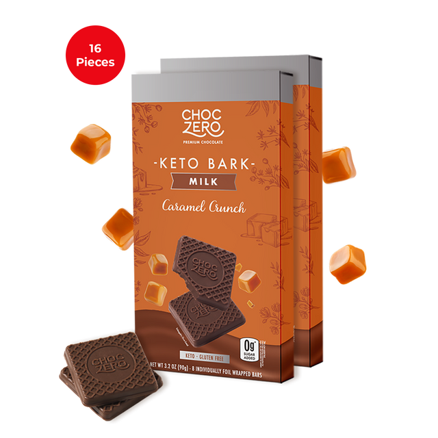 Milk Chocolate Caramel Candy Keto Bark