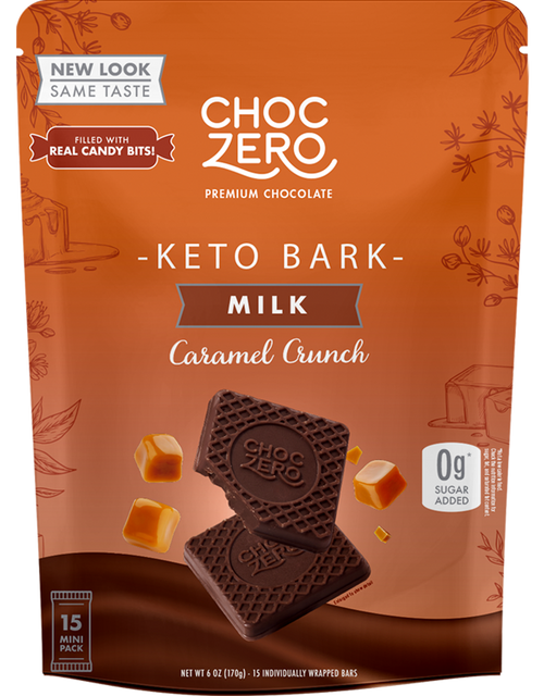 Milk Chocolate Caramel Candy Keto Bark