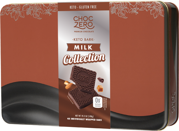Milk Chocolate Collection Keto Bark Tin