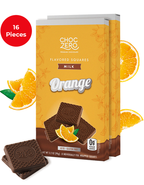 Milk Chocolate Orange Squares