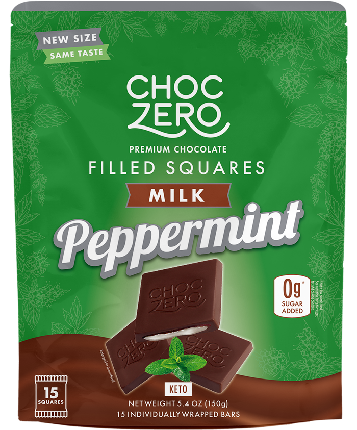 Sugar Free Peppermint Cream Chocolates Keto, Gluten Free ChocZero
