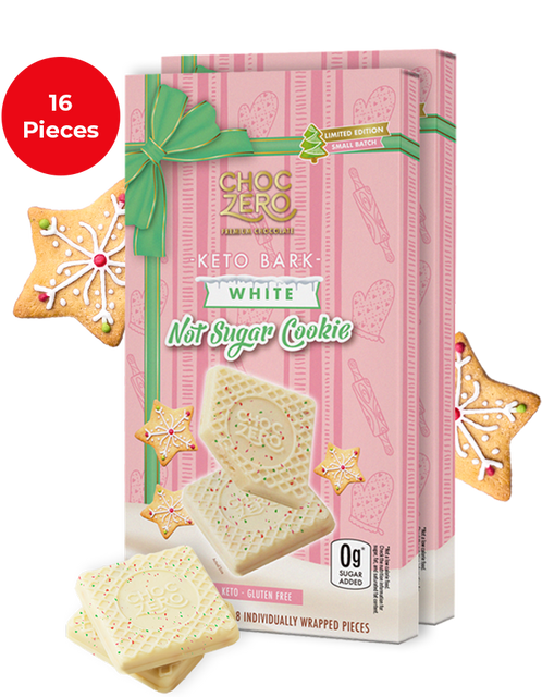 Not Sugar Cookie Christmas Keto Bark