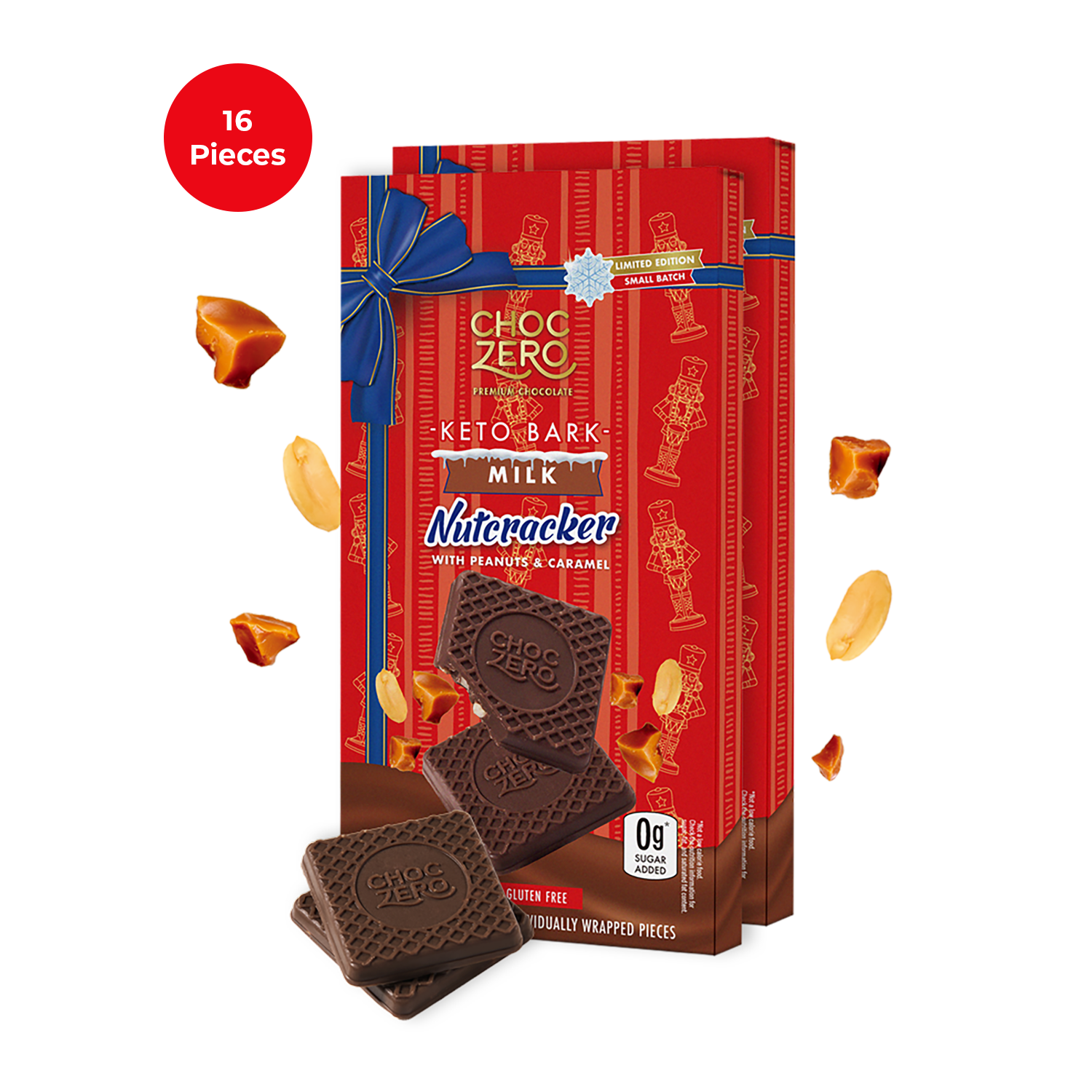 Milk Chocolate Nutcracker Keto Bark - Sugar Free, Low Carb – ChocZero