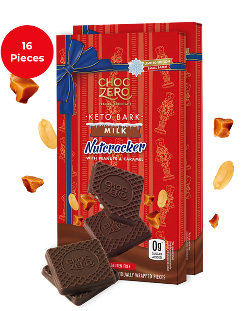 Milk Chocolate Nutcracker Keto Bark