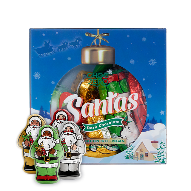 Dark Chocolate Santas