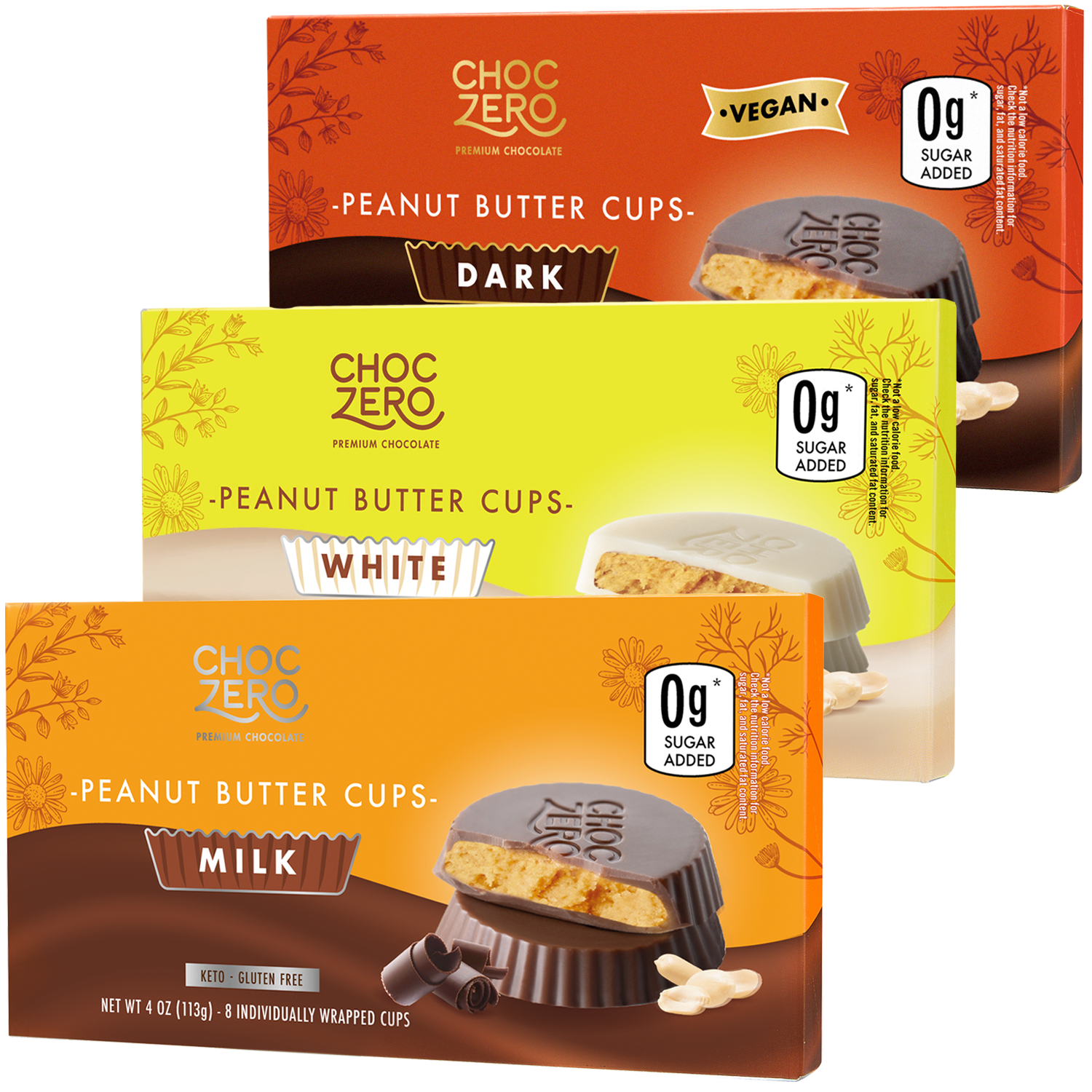 Sugar Free Peanut Butter Cup Variety Gift Pack – ChocZero