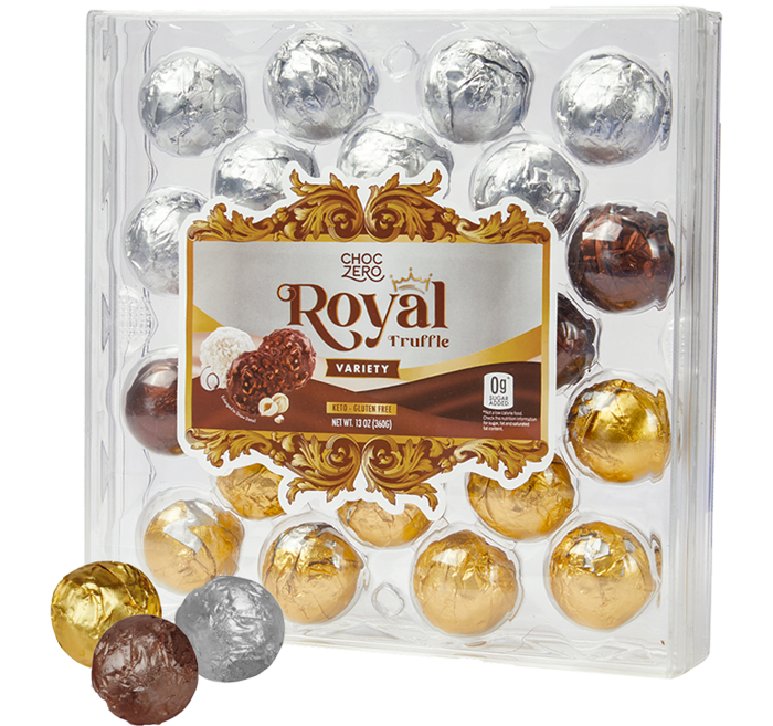 Royal Truffle Variety Pack - White, Milk, and Dark Chocolate