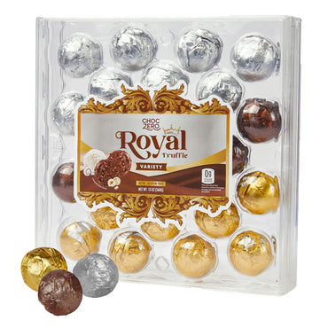 Royal Truffle Variety Pack - White, Milk, and Dark Chocolate