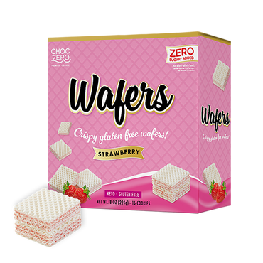Strawberry Wafer Cookies