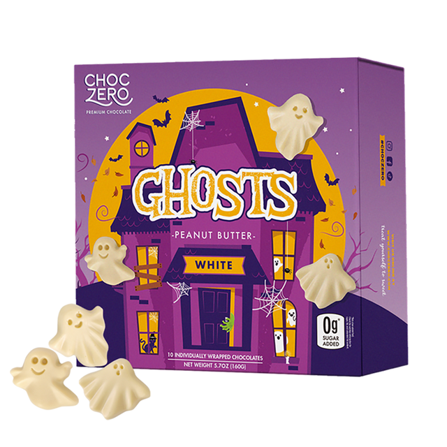 White Chocolate Peanut Butter Ghosts
