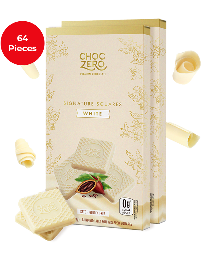 Keto White Chocolate Squares - Low Carb – ChocZero