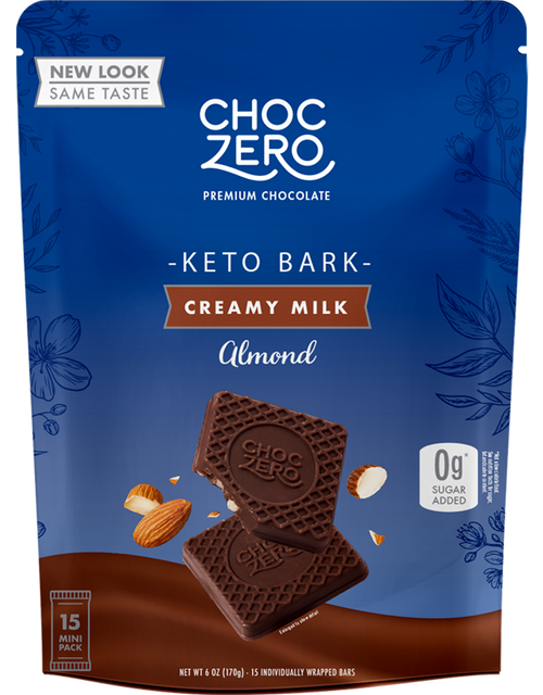 Milk Chocolate Almond Keto Bark