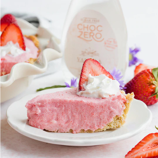 How to Make Keto Strawberry Ice Box Pie