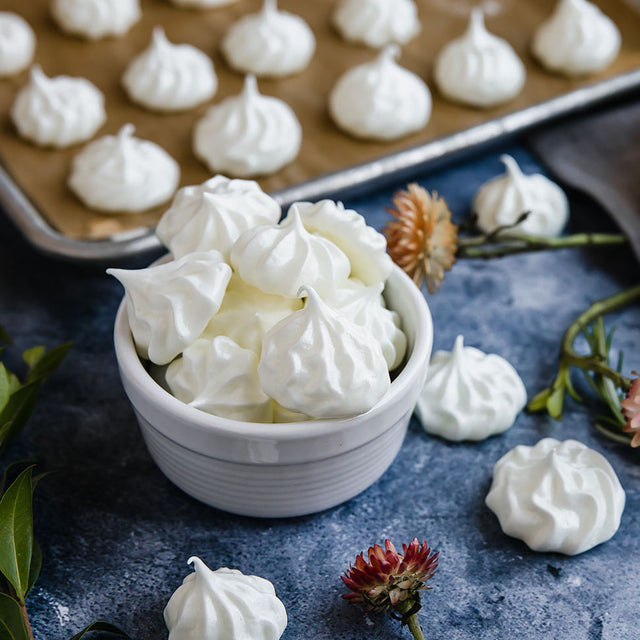 Keto Meringue Cookies Made with Egg Whites