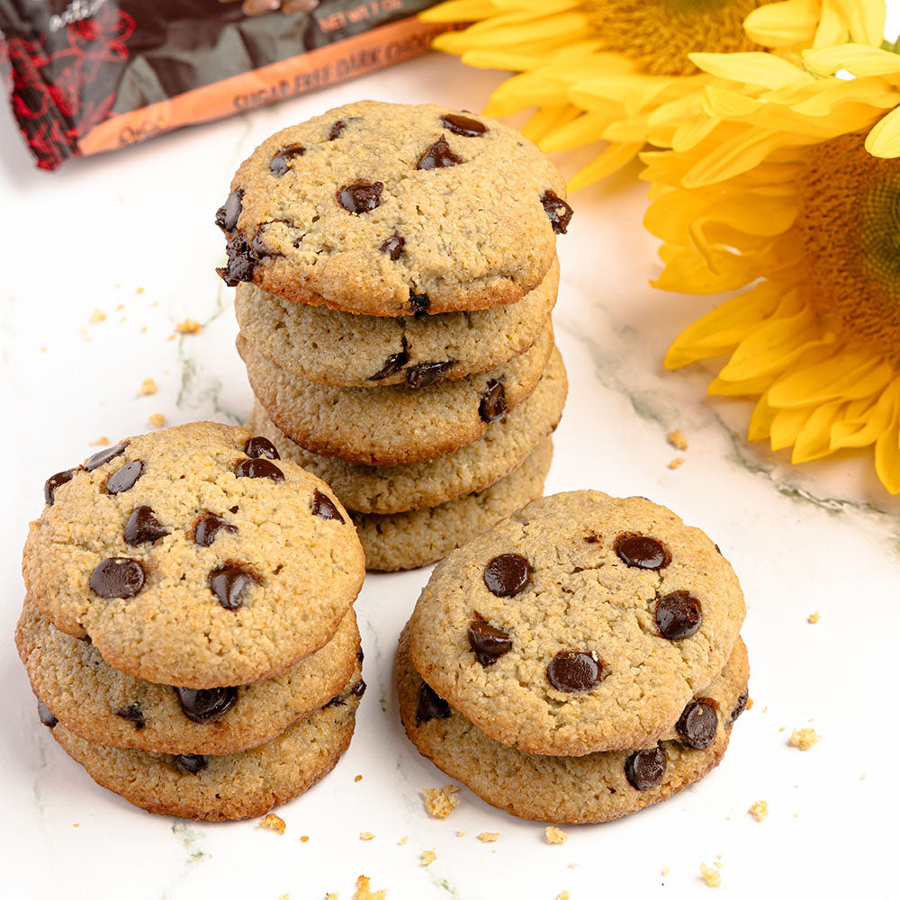Sunflower Flour Keto Chocolate Chip Cookies