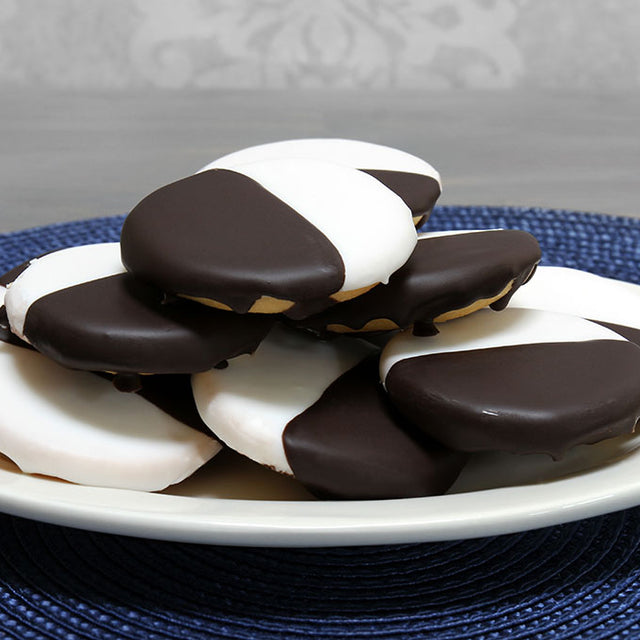 Low Sugar Black and White Cookies