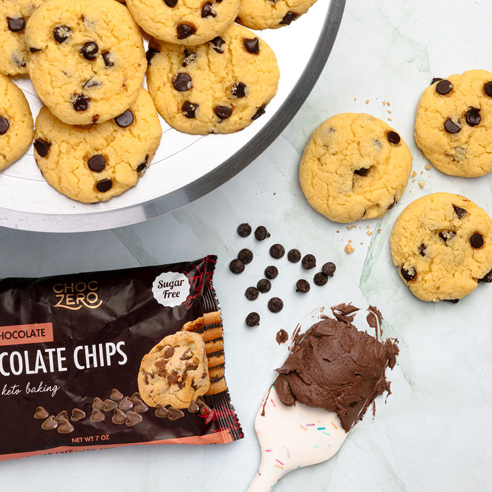 Sugar Free Cake Mix Chocolate Chip Cookies ChocZero