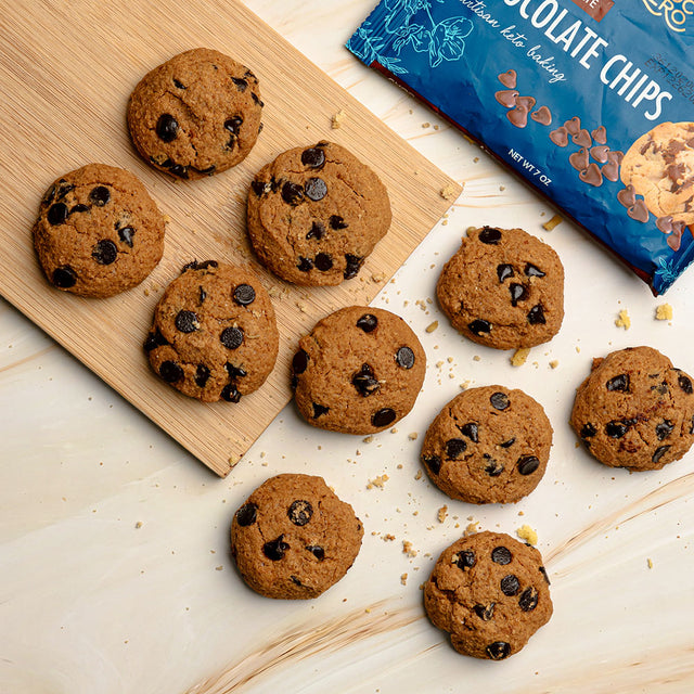 Peanut Flour Keto Chocolate Chip Cookies