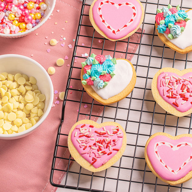 Valentine's Day Keto Cream Cheese Cookies