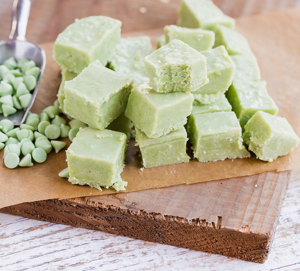 Easy GlutenFree Christmas Fudge Keto Mint Chocolate Fudge ChocZero