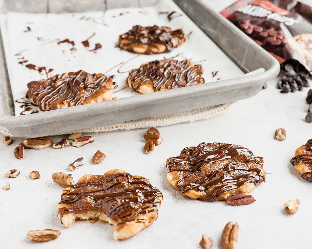 Holiday Keto Pecan Pie Cookies