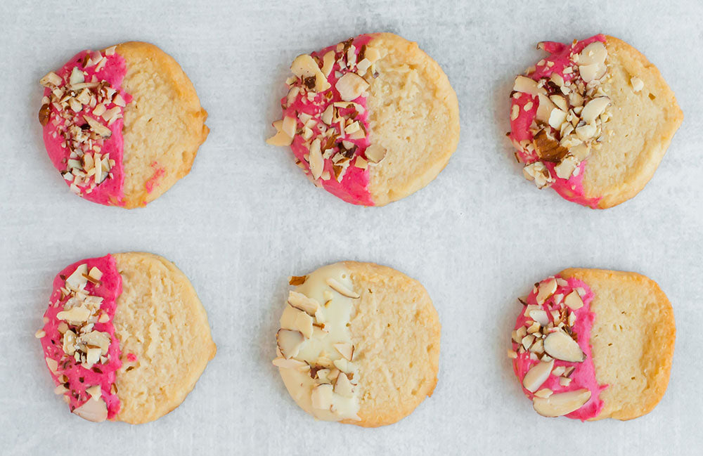 Cherry Almond Keto Shortbread Cookies