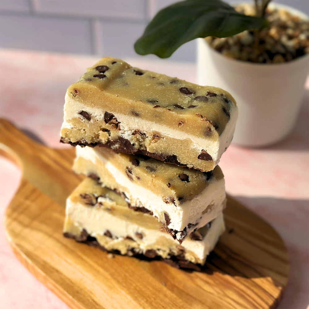 Sugar Free Cookie Dough Ice Cream Sandwich