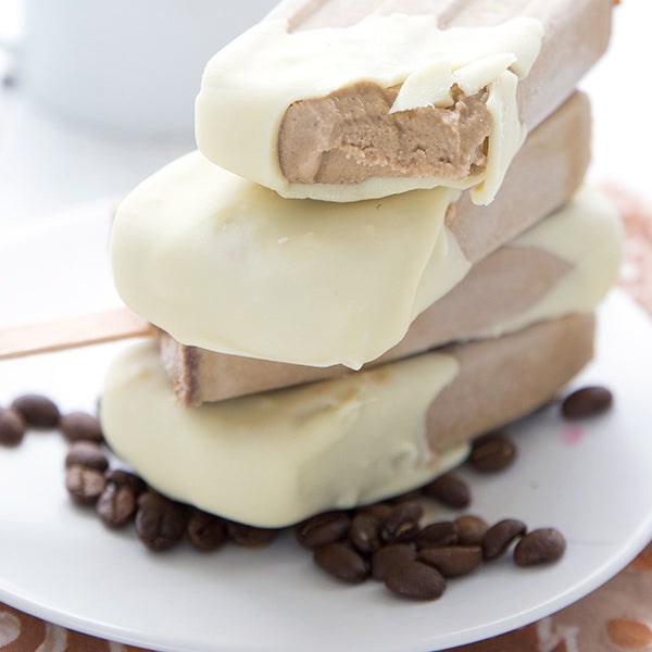 Keto coffee popsicles