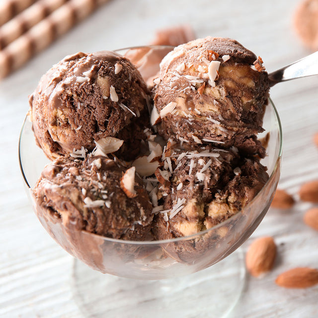 Ninja Creami Protein Rocky Road Ice Cream