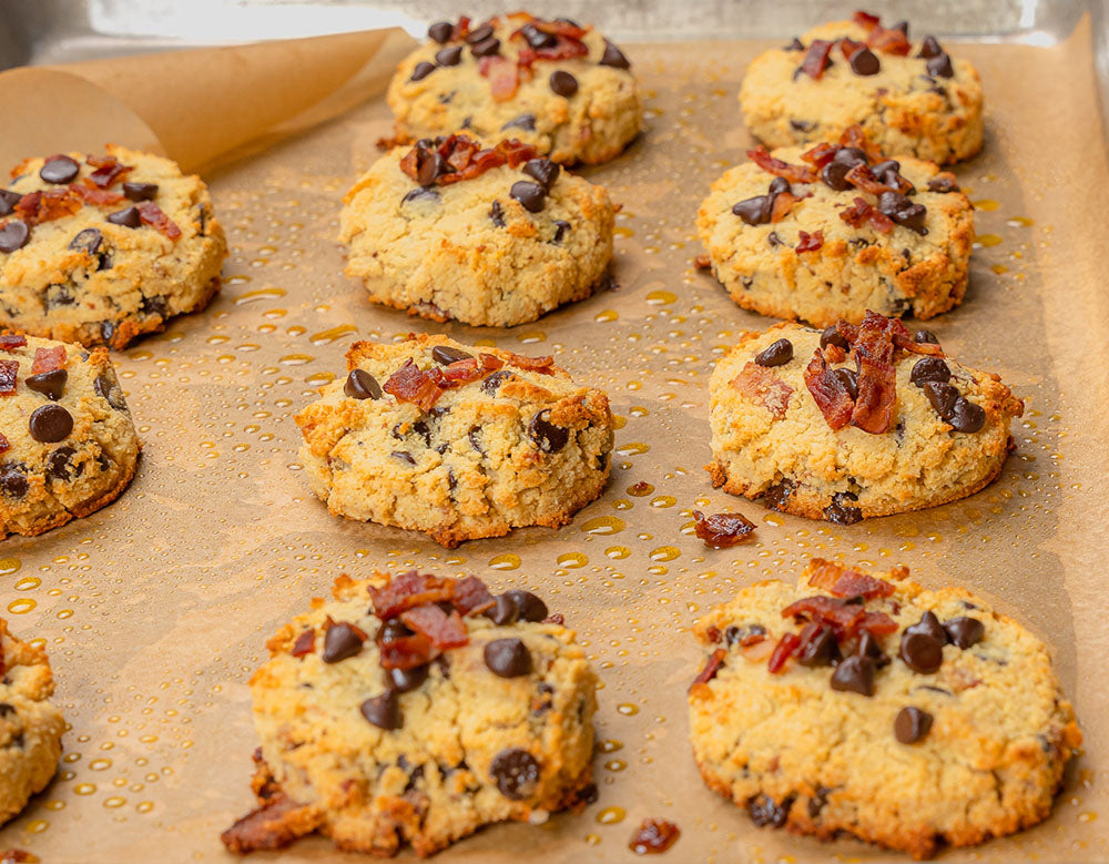 Keto Bacon Chocolate Chip Cookies