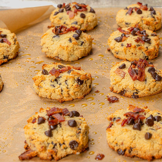 Keto Bacon Chocolate Chip Cookies