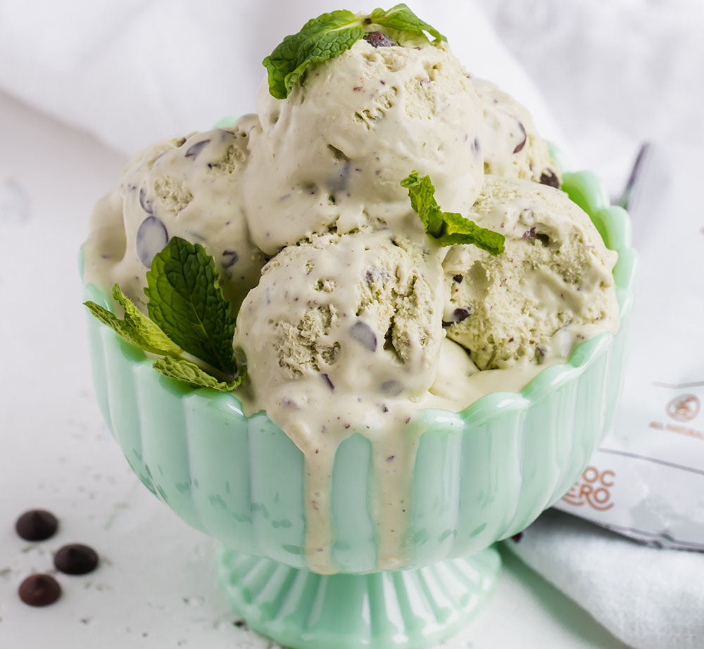 Keto Chocolate Chip Mint Ice Cream