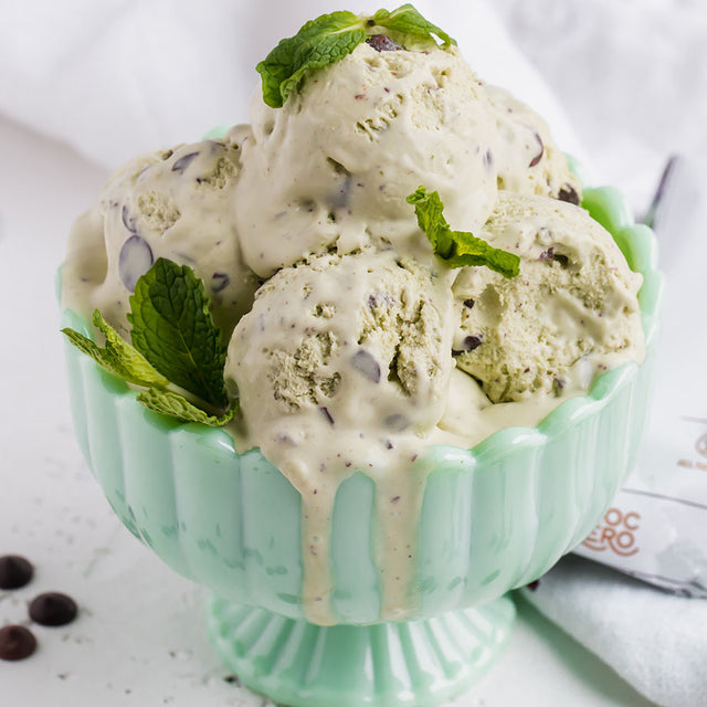 Keto Chocolate Chip Mint Ice Cream