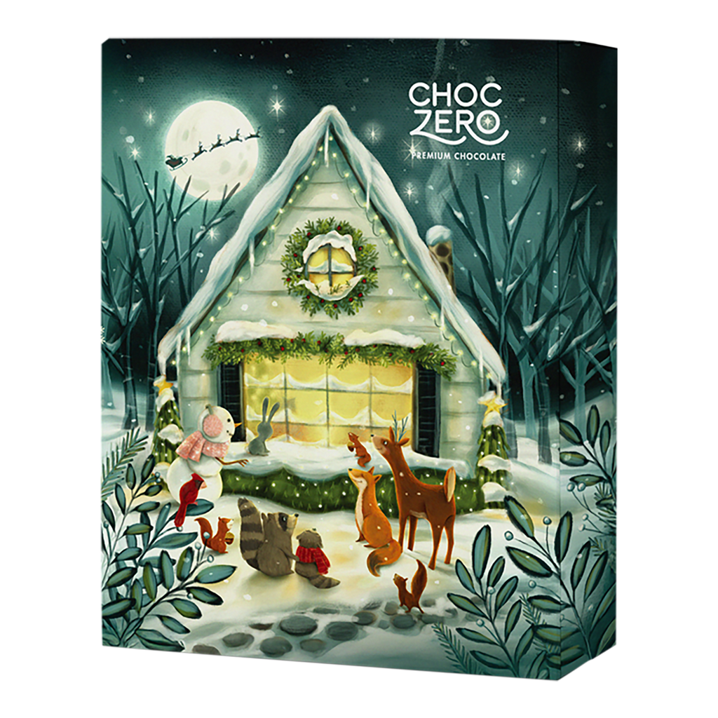 Keto Chocolate Christmas Advent Calendar - Sugar Free, Low Carb