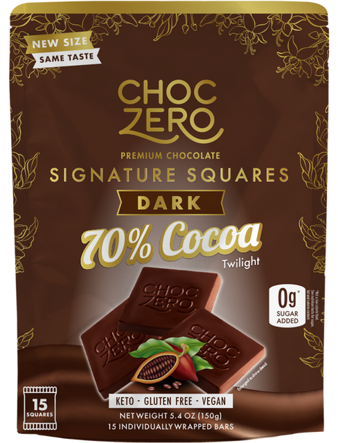 70% Dark Chocolate Squares