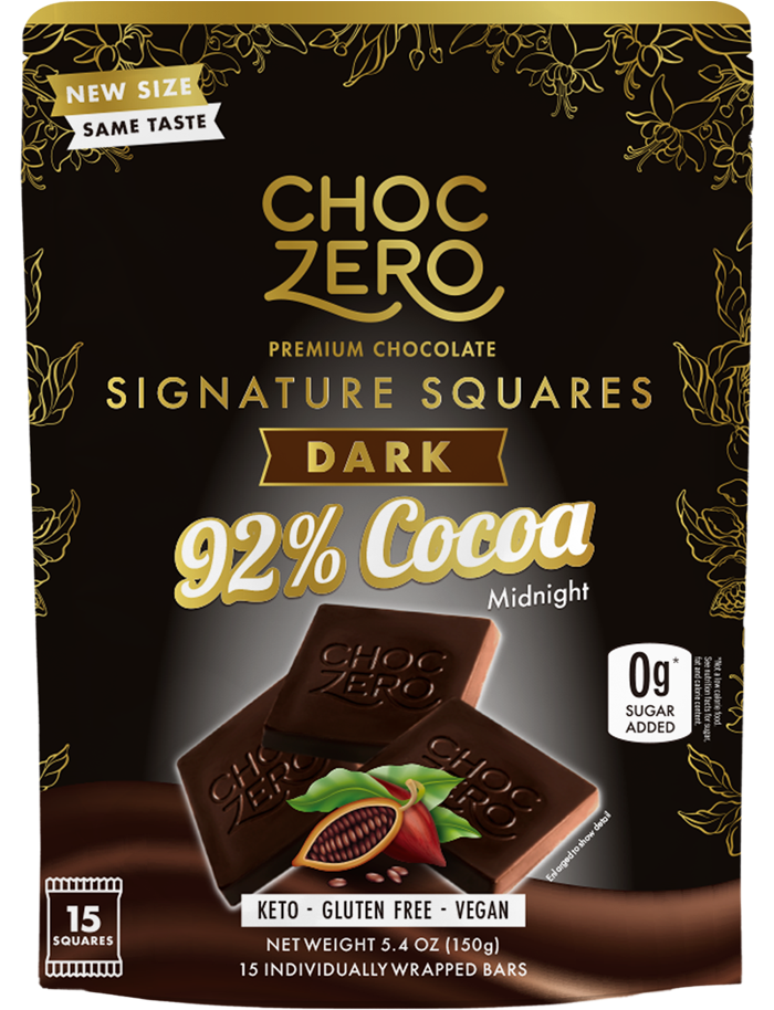 92% Dark Chocolate Squares