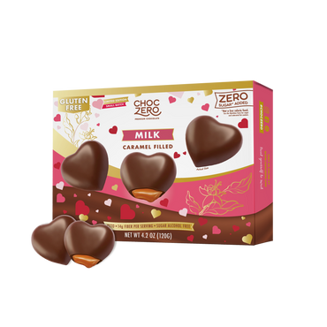 Milk Chocolate Caramel Hearts