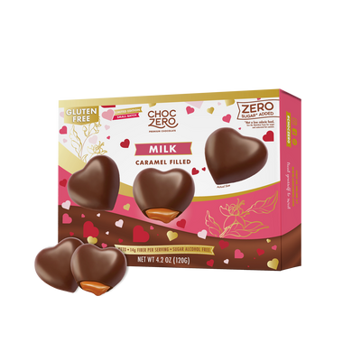 Milk Chocolate Caramel Hearts