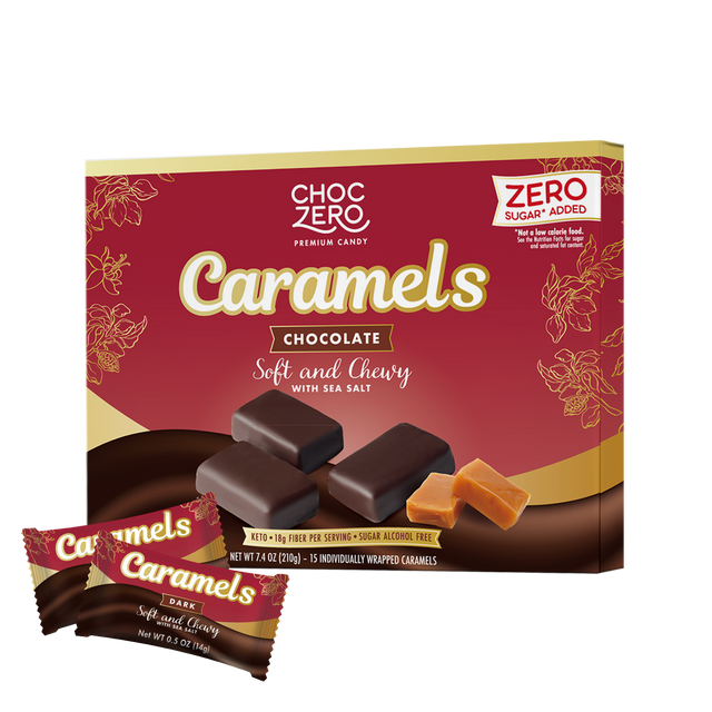 Dark Chocolate Covered Caramels
